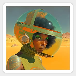 We Are Floating In Space - 105 - Sci-Fi Inspired Retro Artwork Magnet